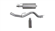 Corsa 2015-2020 Ford F-150 EcoBoost Cat-Back Single Side Exit w/ 4.0in Polished Tip CORSA Performance Catback