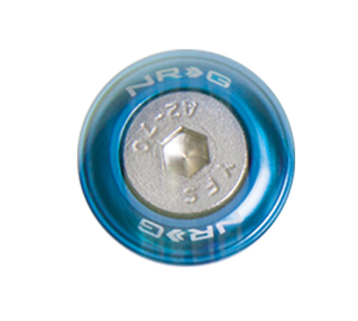 NRG Fender Washer Kit w/Rivets For Metal (Blue) - Set of 10 NRG Hardware Kits - Other