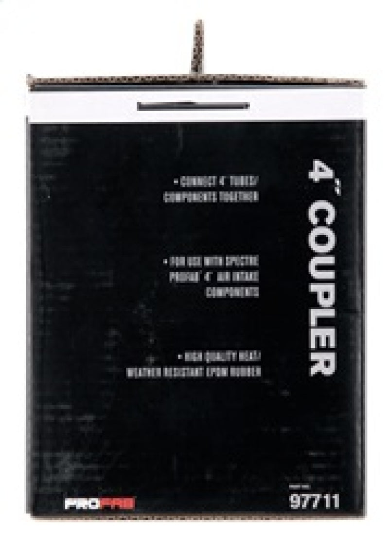 Spectre Coupler 4in. ID - Black Spectre Silicone Couplers & Hoses