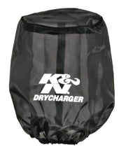 K&N Drycharger Air Filter Wrap Round Tapered Black 5.375in Base ID x 4.375in Top ID x 7 H K&N Engineering Pre-Filters