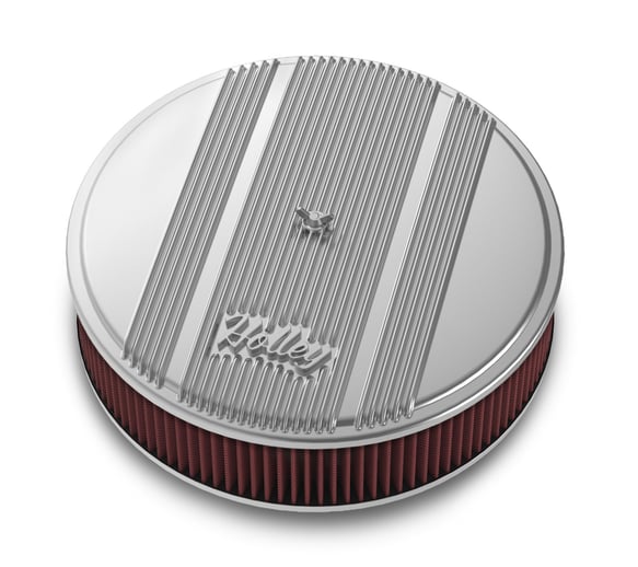 14" Round Finned Air Cleaner 120-151 HOLLEY Autoparts