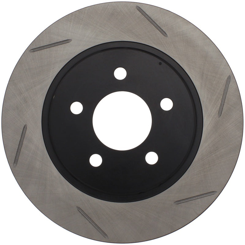 StopTech Power Slot 05-10 Mustang V6/4.0L / GT V8-4.6L Rear Right Slotted Rotor Stoptech Brake Rotors - Slotted