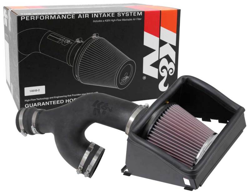 K&N 2017 Ford F150 Ecoboost V6-3.5L F/I Performance Air Intake Kit K&N Engineering Cold Air Intakes