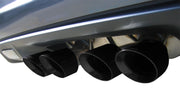 Corsa 06-11 Chevrolet Corvette C6 Z06/ZR1 Sport Cat-Back Dual Rear Exit w/ Twin 4.0in Black Tips CORSA Performance X Pipes