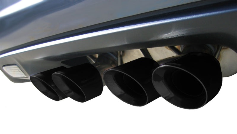 Corsa 06-11 Chevrolet Corvette C6 Z06/ZR1 Sport Cat-Back Dual Rear Exit w/ Twin 4.0in Black Tips CORSA Performance X Pipes