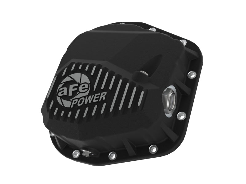 aFe 97-23 Ford F-150 Pro Series Rear Differential Cover Black w/ Machined Fins aFe Diff Covers