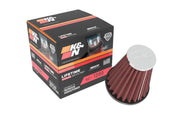K&N Universal Chrome Filter 2.063in Flange ID x 3.5in Base OD x 2in Top OD x 4in H K&N Engineering Air Filters - Universal Fit
