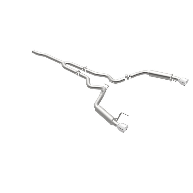 MagnaFlow Cat-Back 15-16 Ford Mustang 2.3L L4 Competition SS 3in Dual Split Rear 4.5in Black Tips Magnaflow Catback