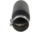 aFe MACH Force-XP 409 SS Right Side Single Wall Exhaust Tip 5in Inlet x 7in Outlet x 15in L aFe Tips