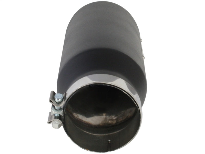 aFe MACH Force-XP 409 SS Right Side Single Wall Exhaust Tip 5in Inlet x 7in Outlet x 15in L aFe Tips