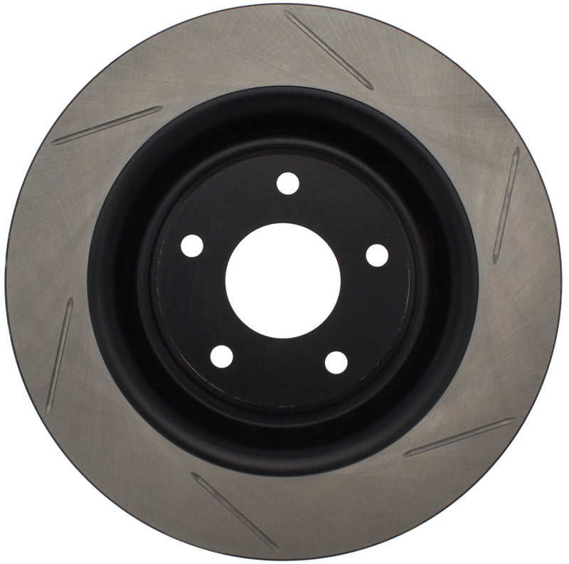 StopTech Power Slot 06-10 Chevrolet Corvette Front Left Slotted Rotor Stoptech Brake Rotors - Slotted