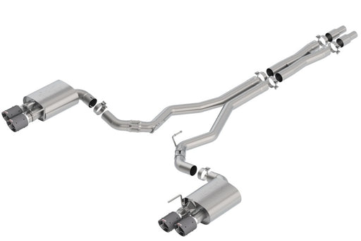 Borla 2018 Ford Mustang GT 5.0L AT/MT 3in Atak Catback Exhaust w/ Valves (Carbon Fiber Tip) Borla Catback