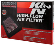 K&N Custom Oval Air Filter 7.75in OW X 14.625in OL x 2in H K&N Engineering Air Filters - Drop In