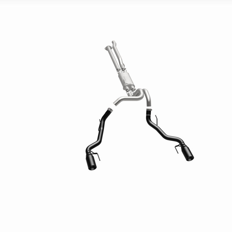 MagnaFlow SYS Cat-Back 2017 Ford F-150 Raptor 3.5L Dual Black Coated 3in Tips Magnaflow Catback