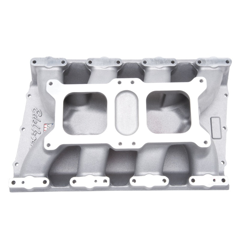 Edelbrock Intake Manifold Chrysler Gen II 426-572 Hemi Dual Quad Single Plane for Carburetors Edelbrock Intake Manifolds