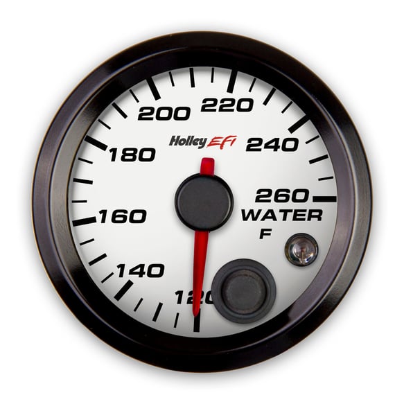 Holley EFI Coolant Temp Gauge 553-128W HOLLEY Autoparts