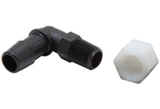 K&N Air Filter Vent Kit - White - 90 Degree Plastic 0.50in Flange 1.75in H 1.75in L K&N Engineering Air Intake Components