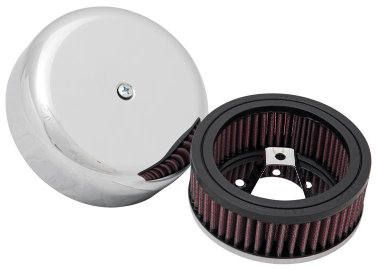 K&N 4in ID / 5.25in OD / 2in H Custom Assembly Filter designed to fit Harley-Davidson Motorcycles K&N Engineering Air Filters - Direct Fit