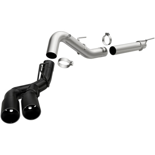 MagnaFlow CatBack 2018 Ford F-150 V6-3.0L Dual Exit Black Stainless Exhaust - MF Series Magnaflow Catback