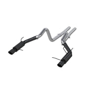 MBRP 11-14 Ford Mustang GT 5.0L 3in Cat Back Dual Split Rear Race Version 4in Tips - Black MBRP Catback