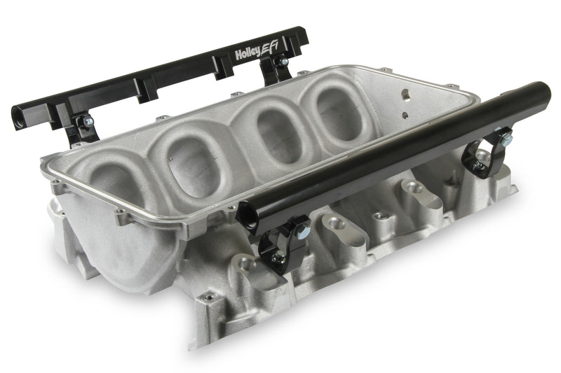Holley Lo-Ram Manifold Base and Fuel Rails Single Fuel Injector GM LS3/L92 Holley EFI Autoparts