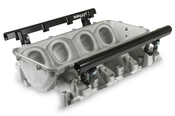 Holley Lo-Ram Manifold Base and Fuel Rails Single Fuel Injector GM LS3/L92 300-670 HOLLEY Autoparts