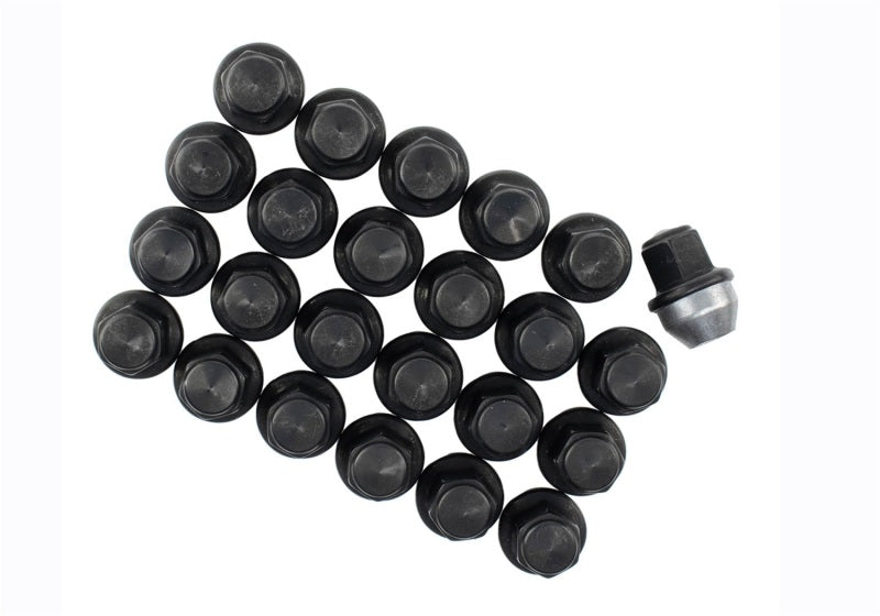 Ford Racing M14 x 1.5 Black Lug Nut - Set of 24 Ford Racing Lug Nuts