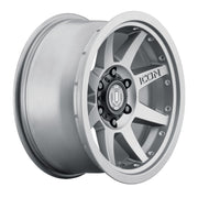 ICON Rebound Pro 17x8.5 6x135 6mm Offset 5in BS 87.1mm Bore Titanium Wheel ICON Wheels - Cast