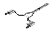 Borla 2024 Ford Mustang GT 5.0L V8 w/o Active Exhaust S-Type Cat-Back Exhaust System - Carbon Fiber Borla Catback