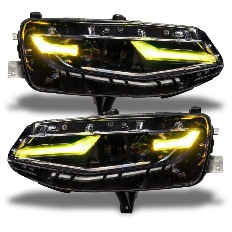 Oracle 19-21 Chevy Camaro LS/LT RGB+A Headlight DRL Kit - ColorSHIFT w/ RF Controller ORACLE Lighting Headlights