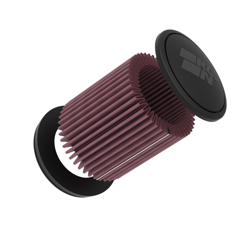 K&N Universal 4in Flange x 6-17/32in Base x 6-3/4in Height Clamp-On Air Filter K&N Engineering Air Filters - Universal Fit