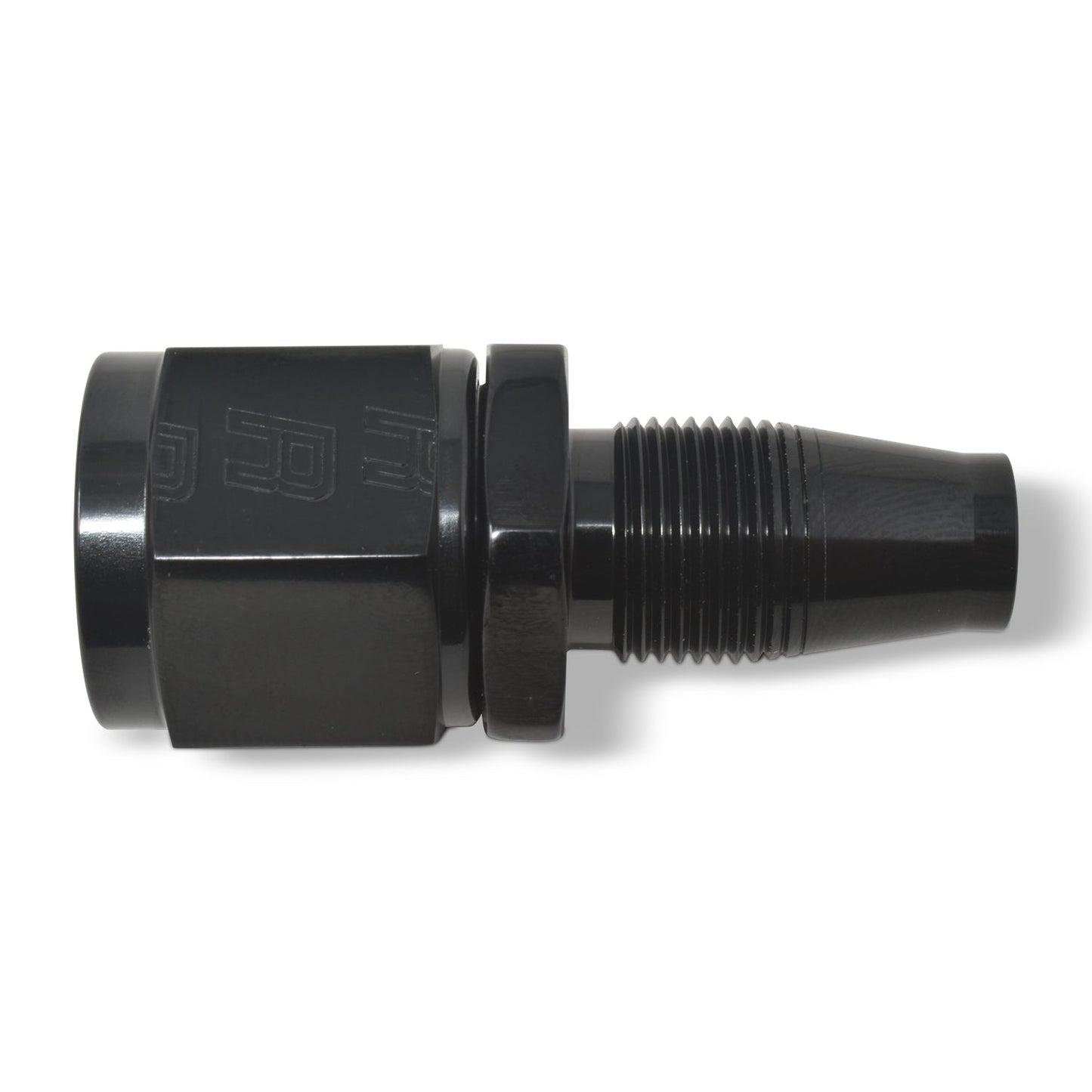 8AN 2-Piece Straight Swivel Hose End Without Socket With Black Finish RUSSELL Autoparts