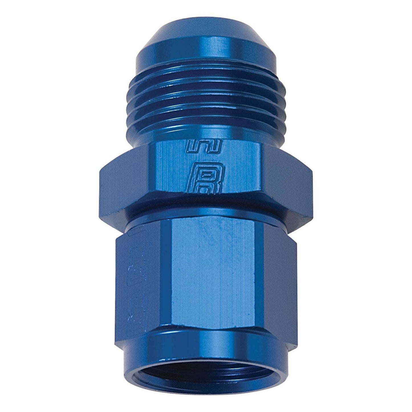 8AN Female To 10AN Male B-Nut Flare Expander Adapter Fitting With Blue Finish RUSSELL Autoparts