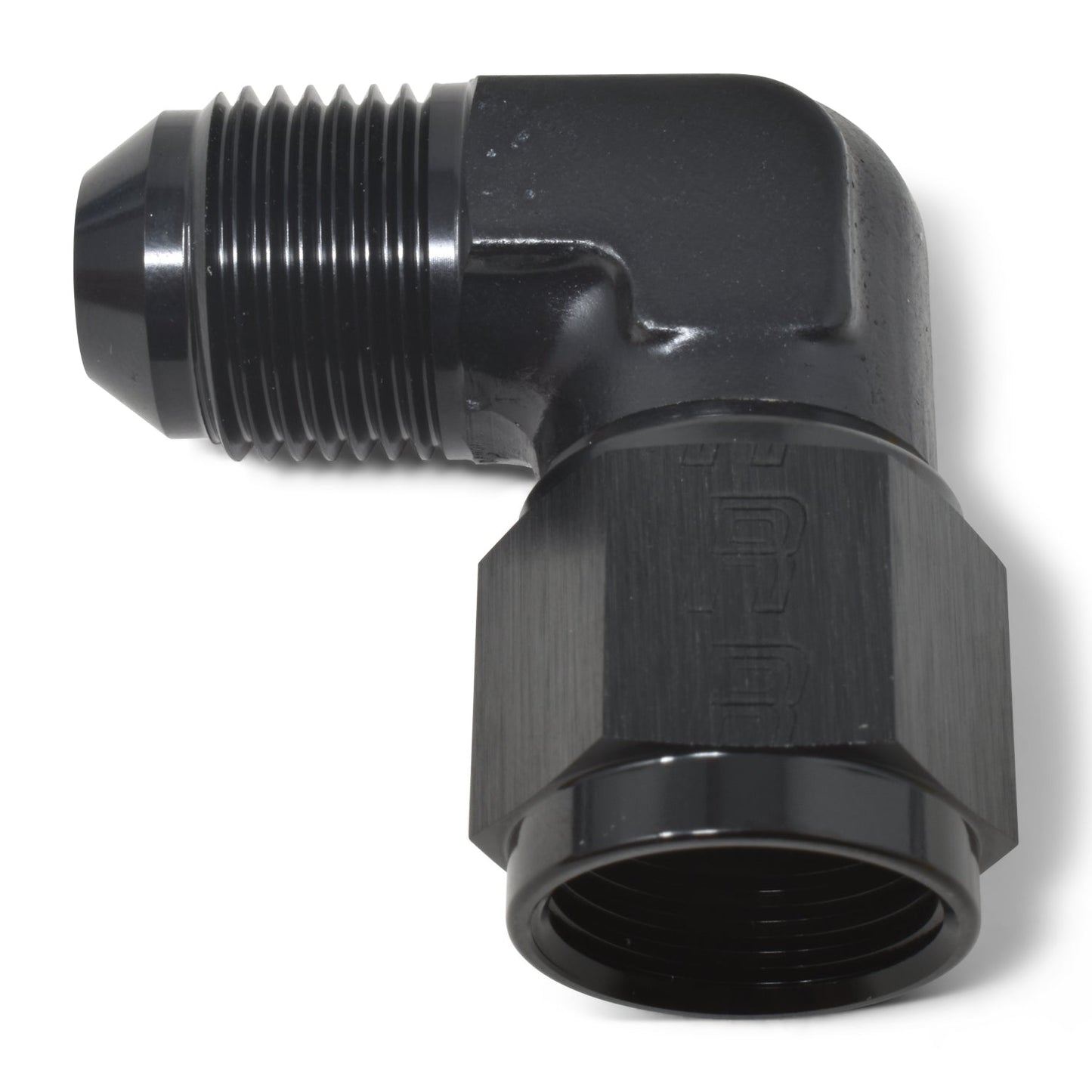 8AN Flare Female To Flare Male 90 Degree Fitting With Black Finish RUSSELL Autoparts