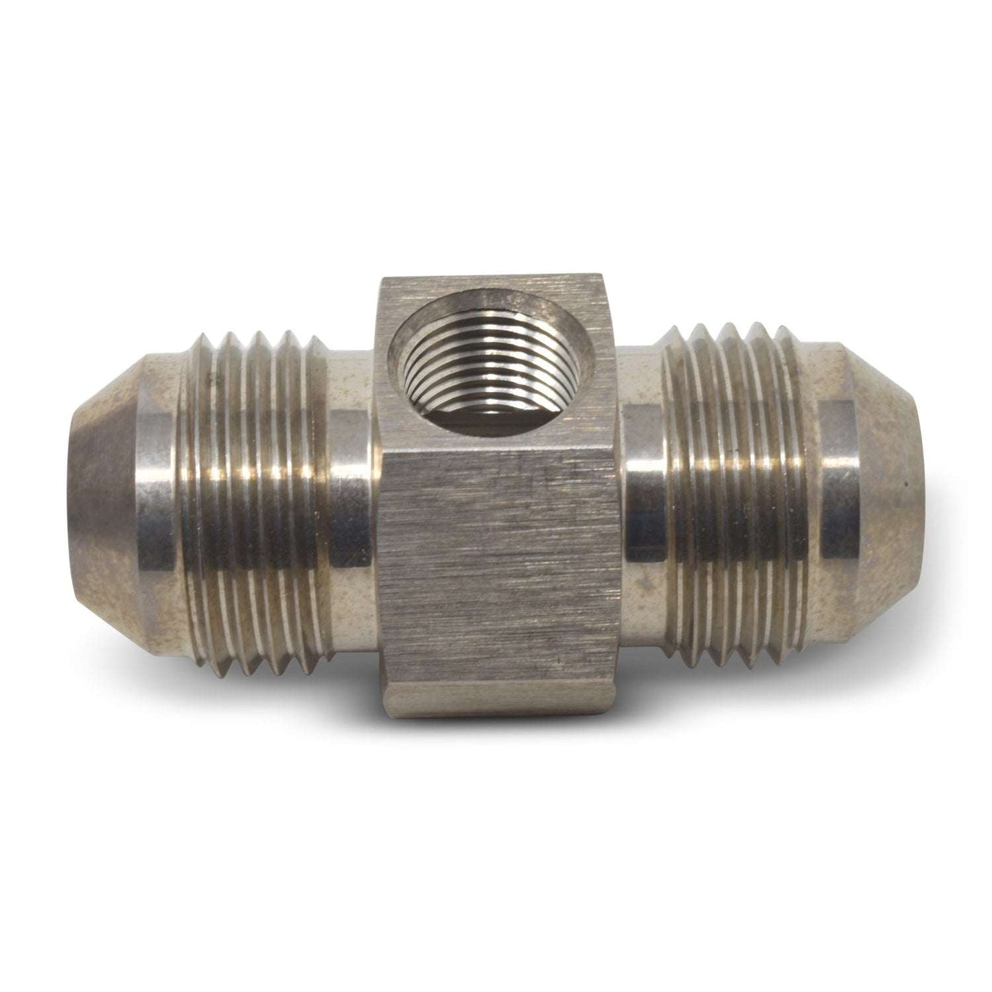 8AN Flare Union Fuel Pressure Adapter With Endura Finish RUSSELL Autoparts