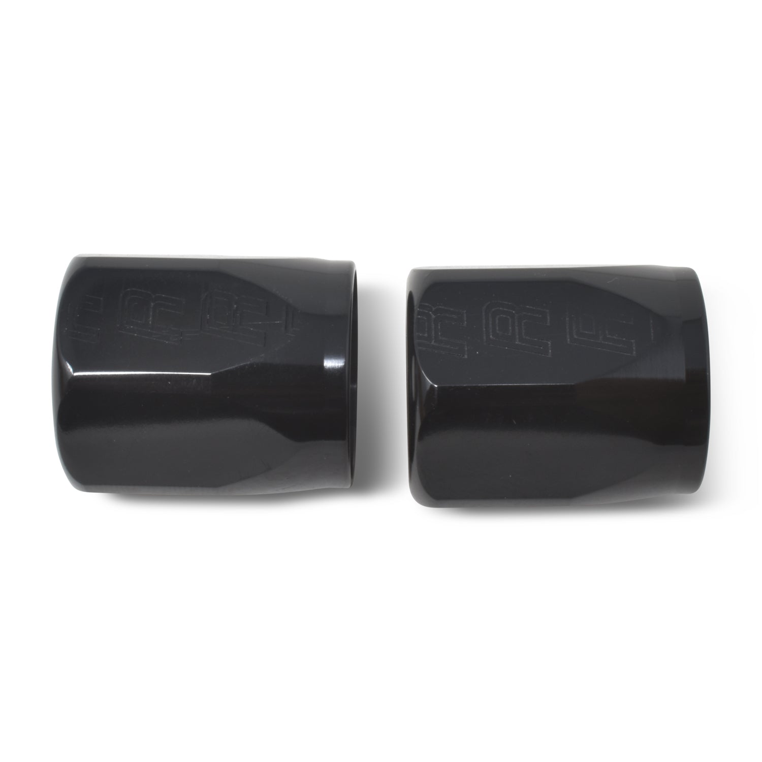 8AN Hose End Socket With Black Anodized Finish - Pair