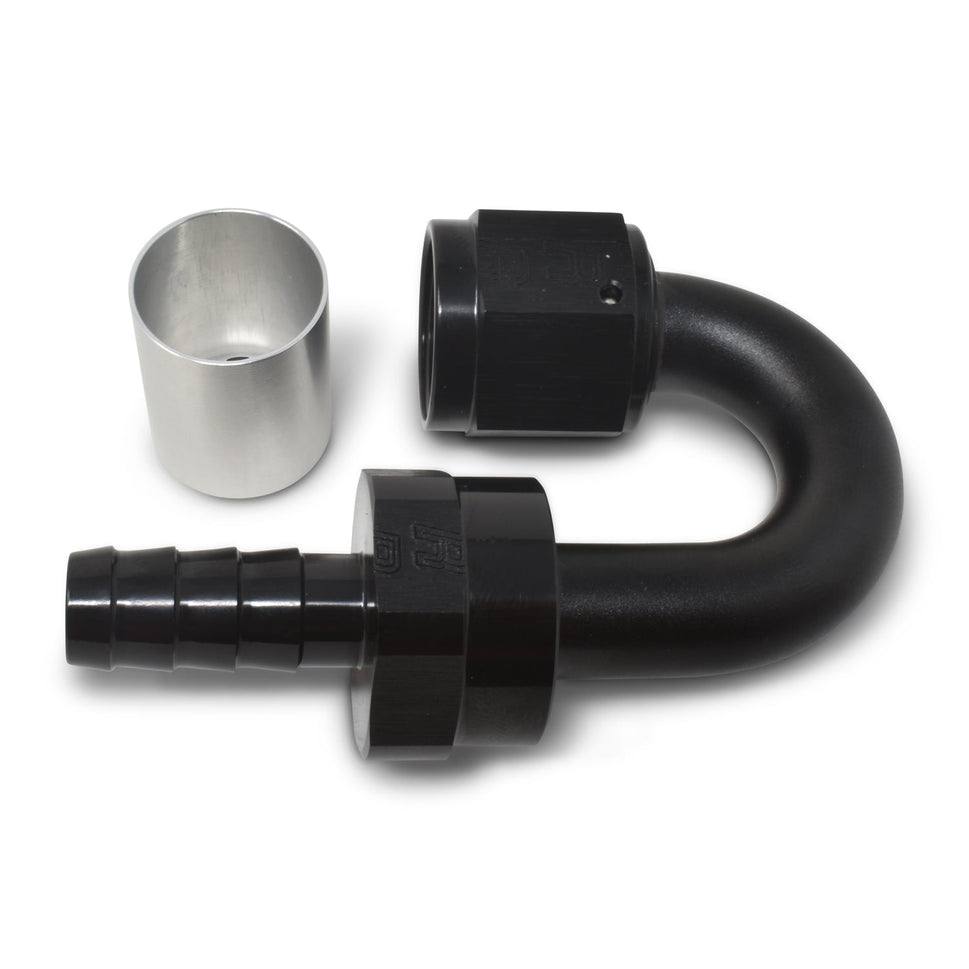 8AN ProClassic Crimp 180 Degree Hose End