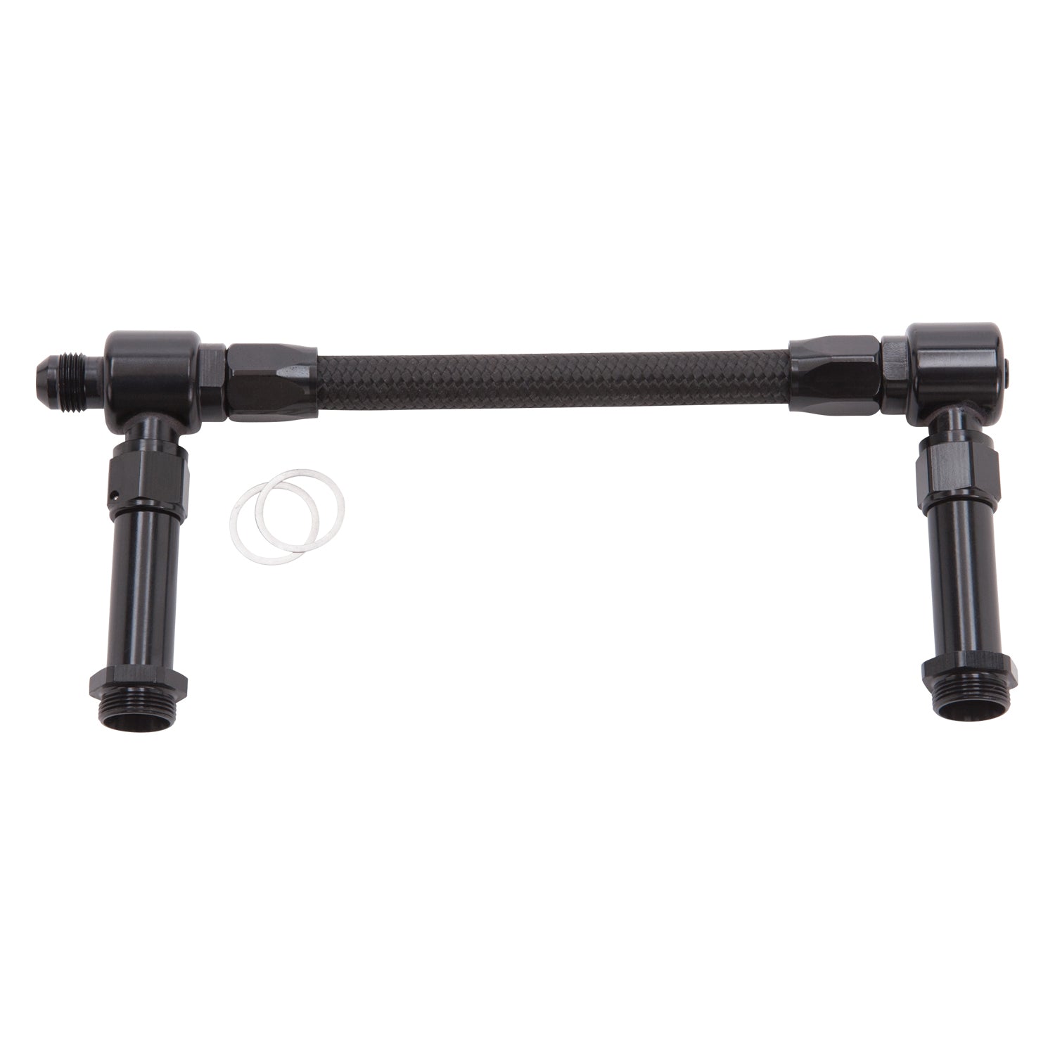 8AN ProClassic II Carb Inlet Kit, Holley 4150 Carbs With Black Finish