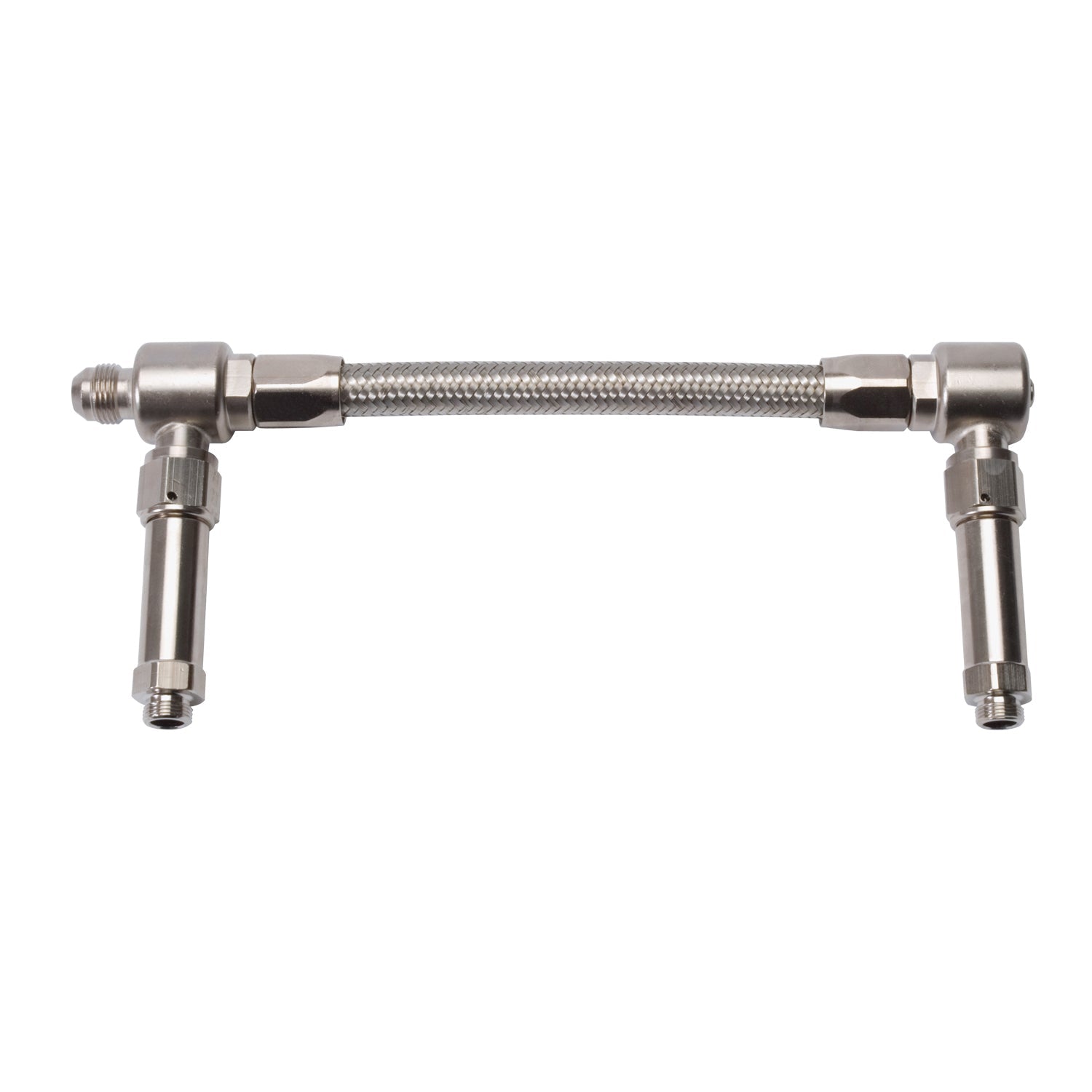 8AN ProFlex Carb Inlet Kit, Demon Carbs With Endura Finish