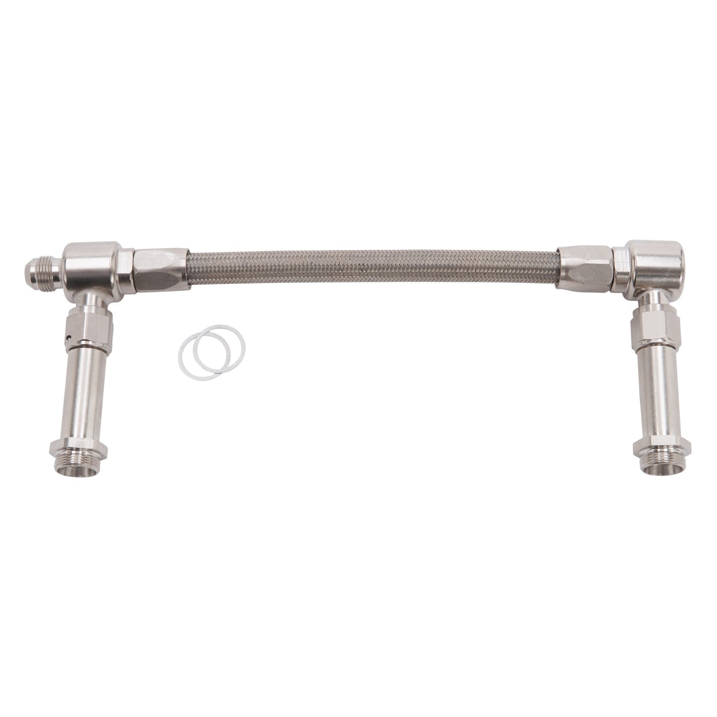 8AN ProFlex Carb Inlet Kit, Holey 4500 Carbs With Endura Finish RUSSELL Autoparts