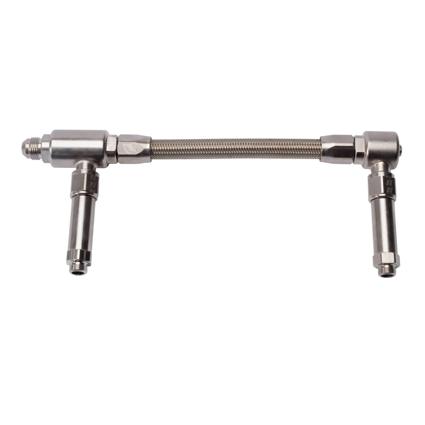 8AN ProFlex Carb Inlet Kit, With Filter, Demon Carbs With Endura Finish RUSSELL Autoparts