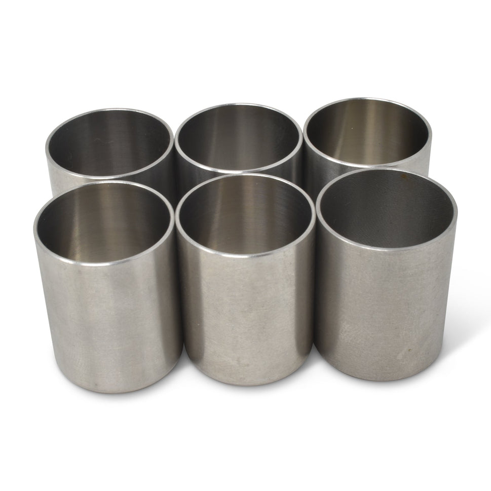 8AN Replacement Crimp Collars In Stainless Steel