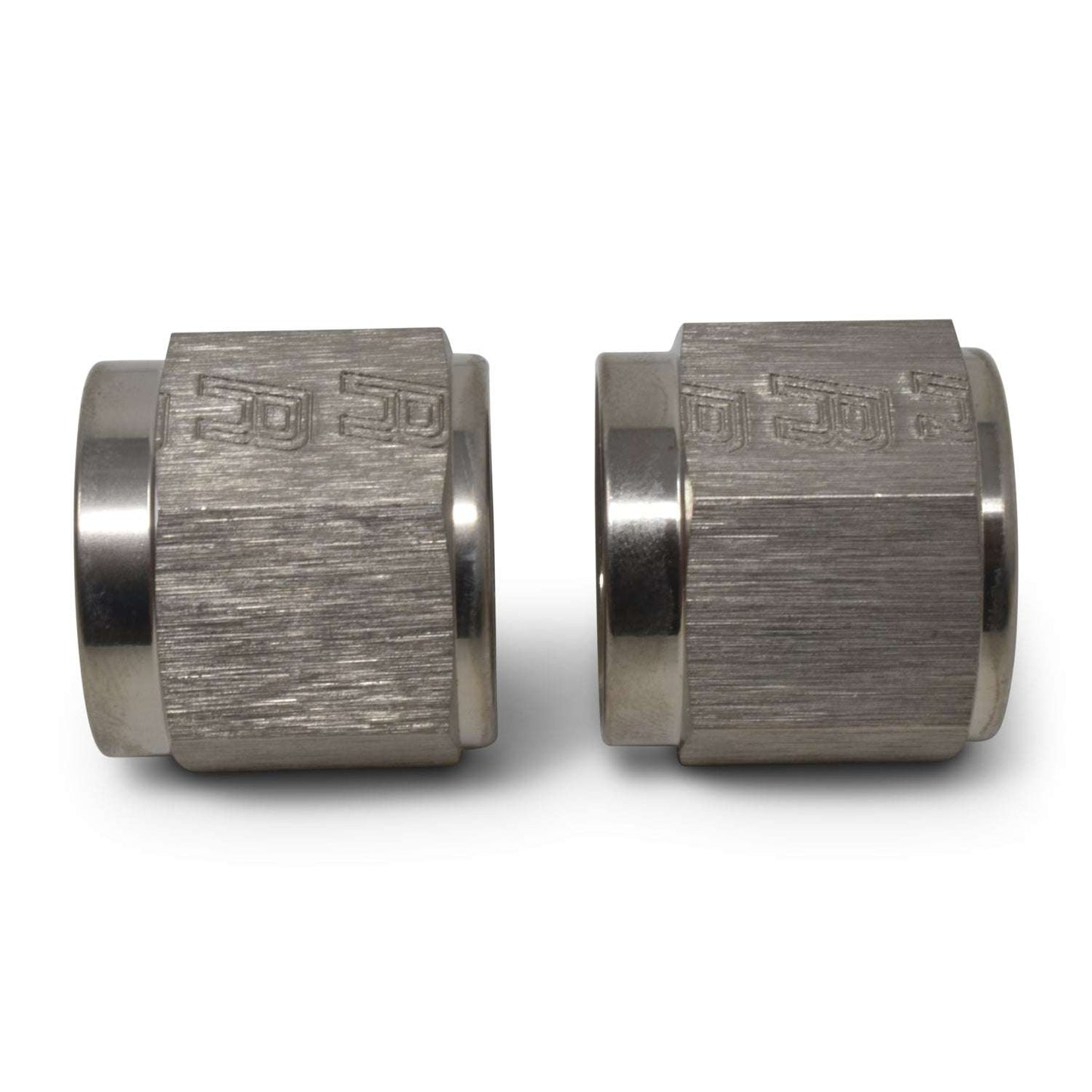 8AN To 1/2" Tube Nut Adapter Fitting With Endura Finish - Pair RUSSELL Autoparts
