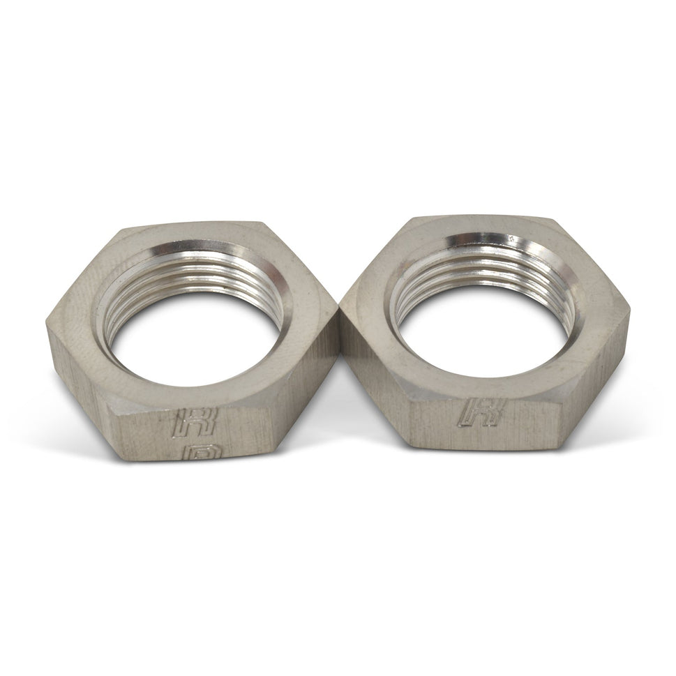 8AN To 3/4" -16 Thread Bulkhead Nut Adapter Fitting With Endura Finish