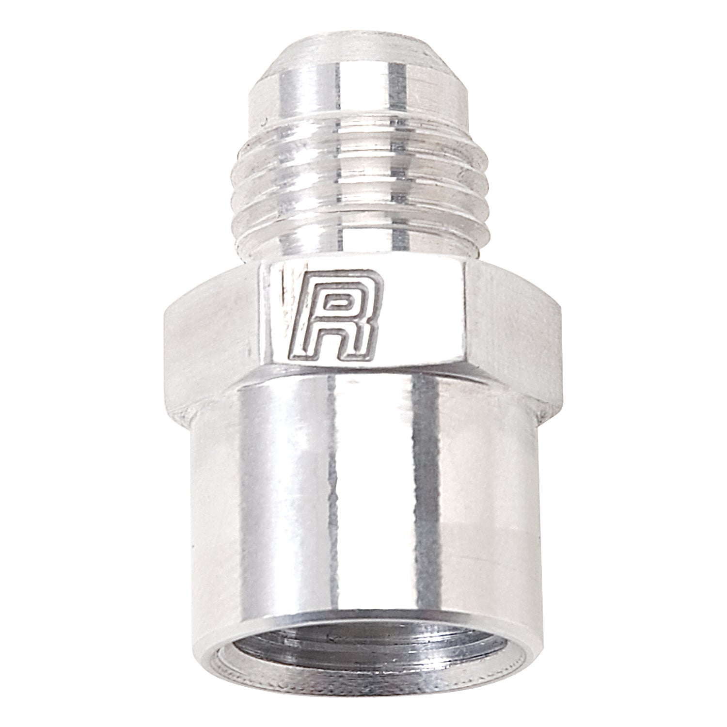 8AN To 5/8" - 18 Inverted Flare Adapter Female Fitting With Zinc Finish