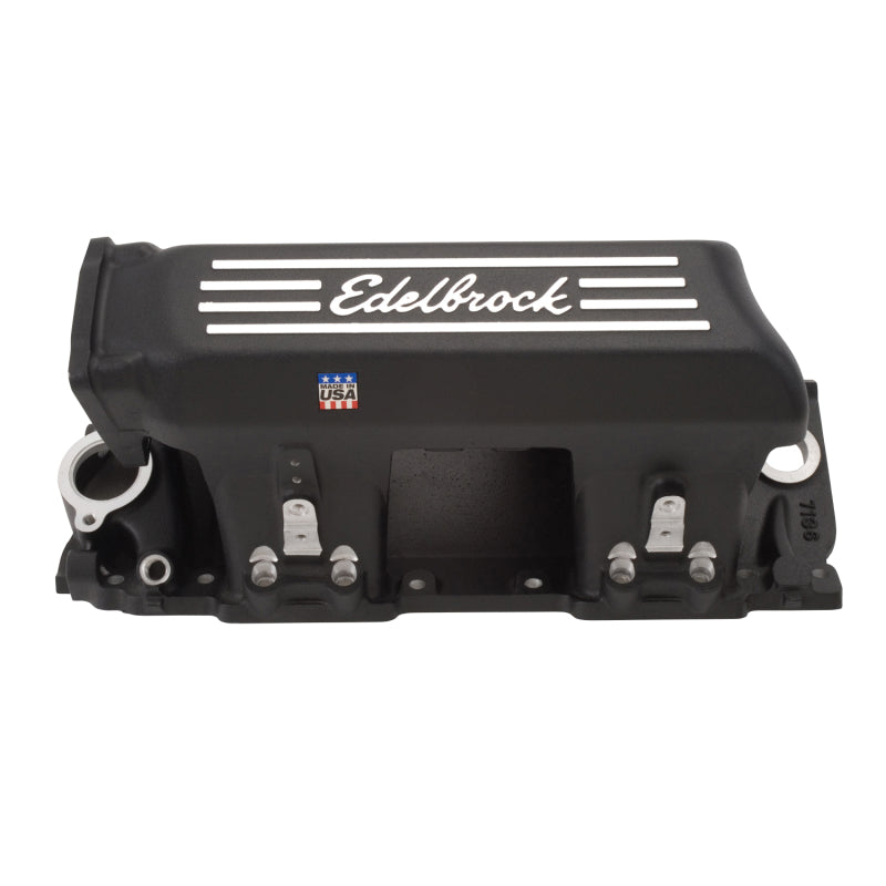 Edelbrock Manifold EFI Pro-Flo XT BB Chevy Rect Port Heads Black Powder Coated Edelbrock Intake Manifolds