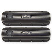 Edelbrock Valve Cover Classic Series Chevrolet 1965 and Later 396-502 V8 Black Edelbrock Valve Covers