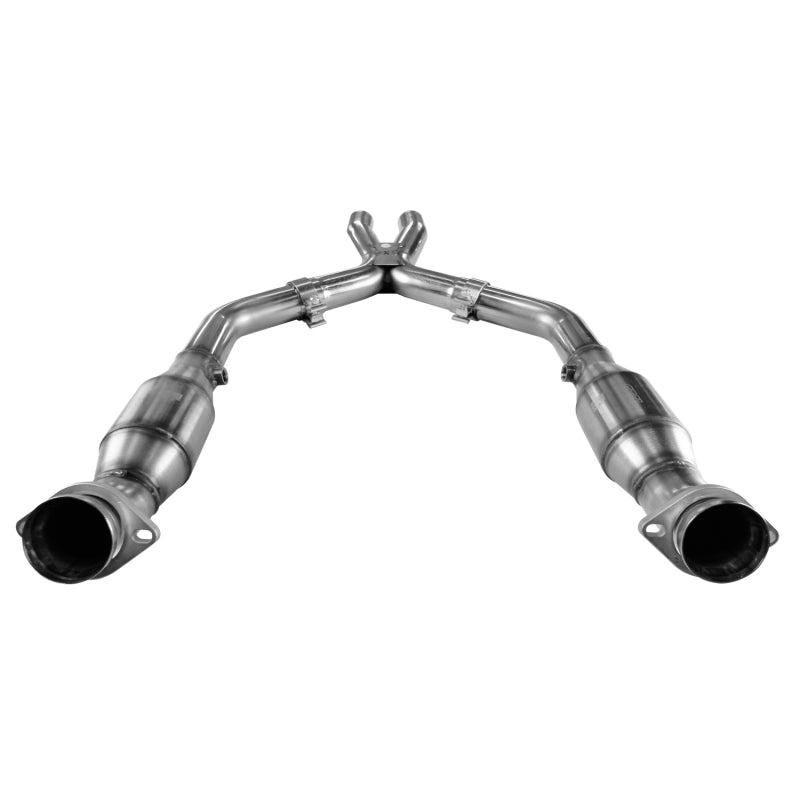 Kooks 05-10 Ford Mustang GT 4.6L 3V Auto/Manual 2 1/2in x 2 1/2in OEM Cat X Pipe Kooks HDR Req Kooks Headers X Pipes