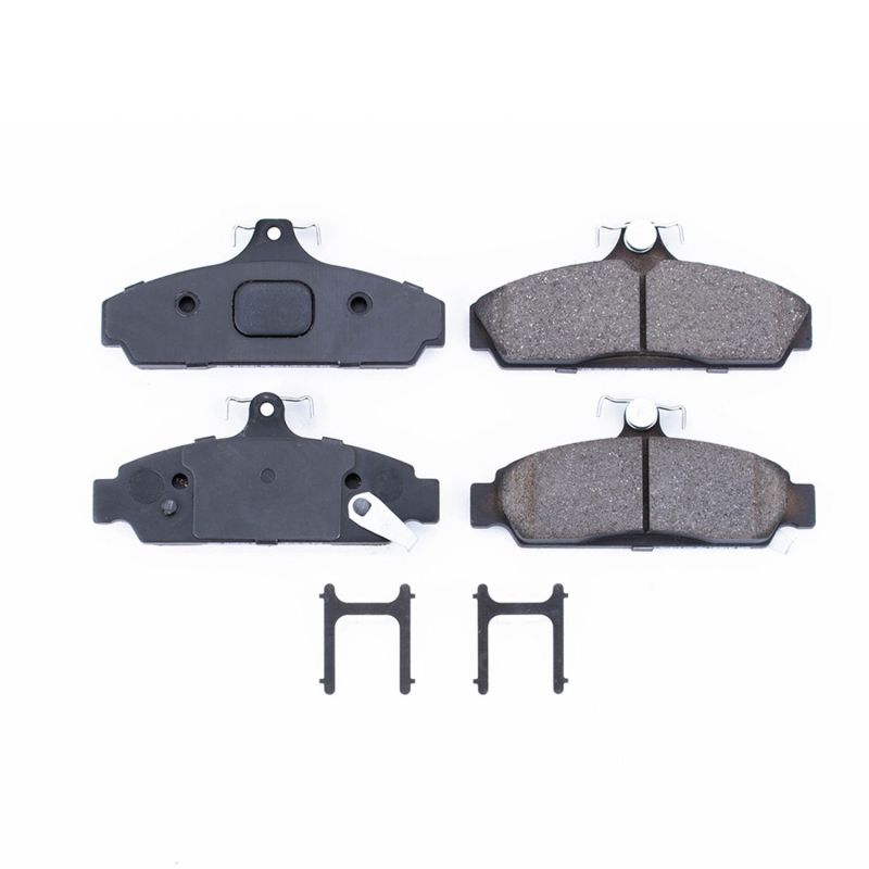Power Stop 84-87 Chevrolet Corvette Front Z17 Evolution Ceramic Brake Pads w/Hardware PowerStop Brake Pads - OE