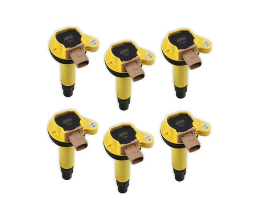 Ignition Coil- SuperCoil- 2010-2016 Ford EcoBoost 3.5L V6- 6-Pack (3-Pin)-Yellow 140646-6 ACCEL Autoparts